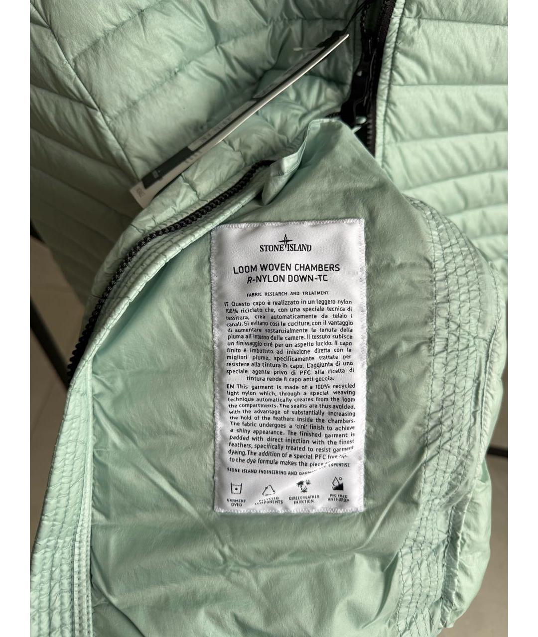 STONE ISLAND Бирюзовая куртка, фото 5