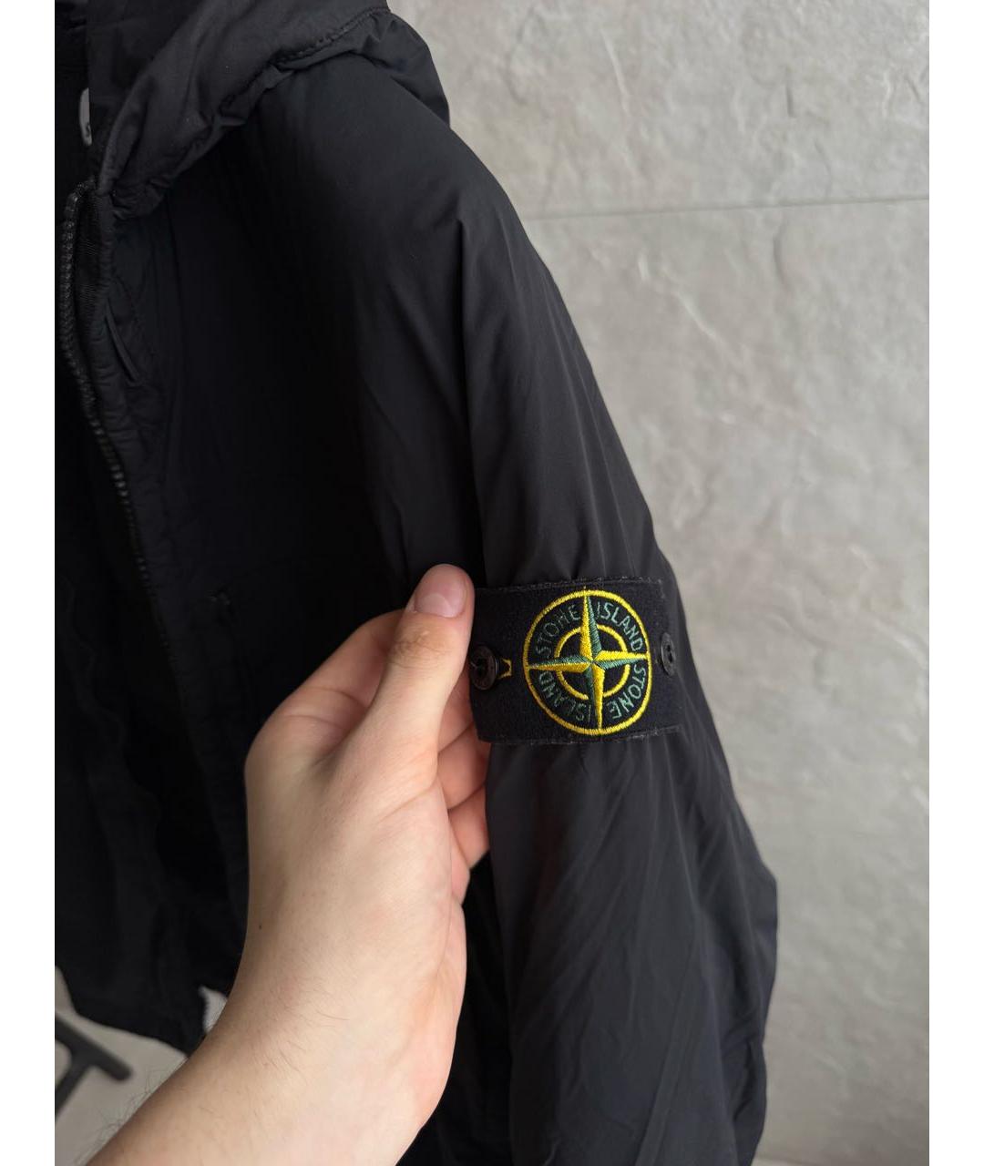 STONE ISLAND Черная куртка, фото 5