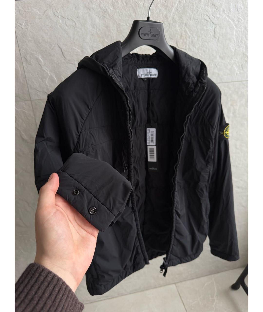 STONE ISLAND Черная куртка, фото 4