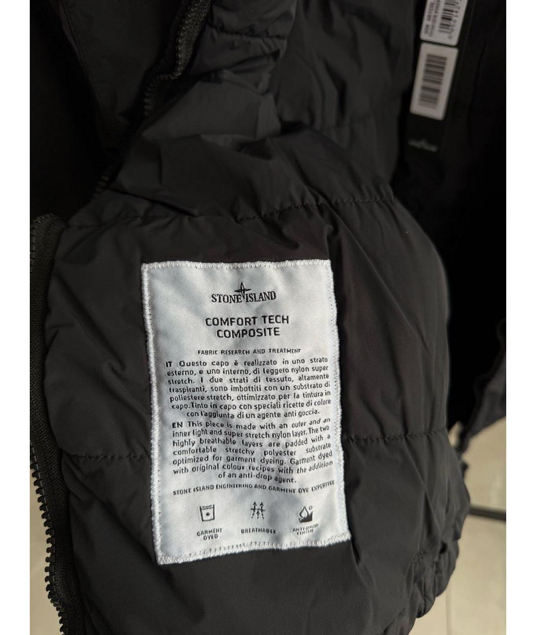 STONE ISLAND Черная куртка, фото 6