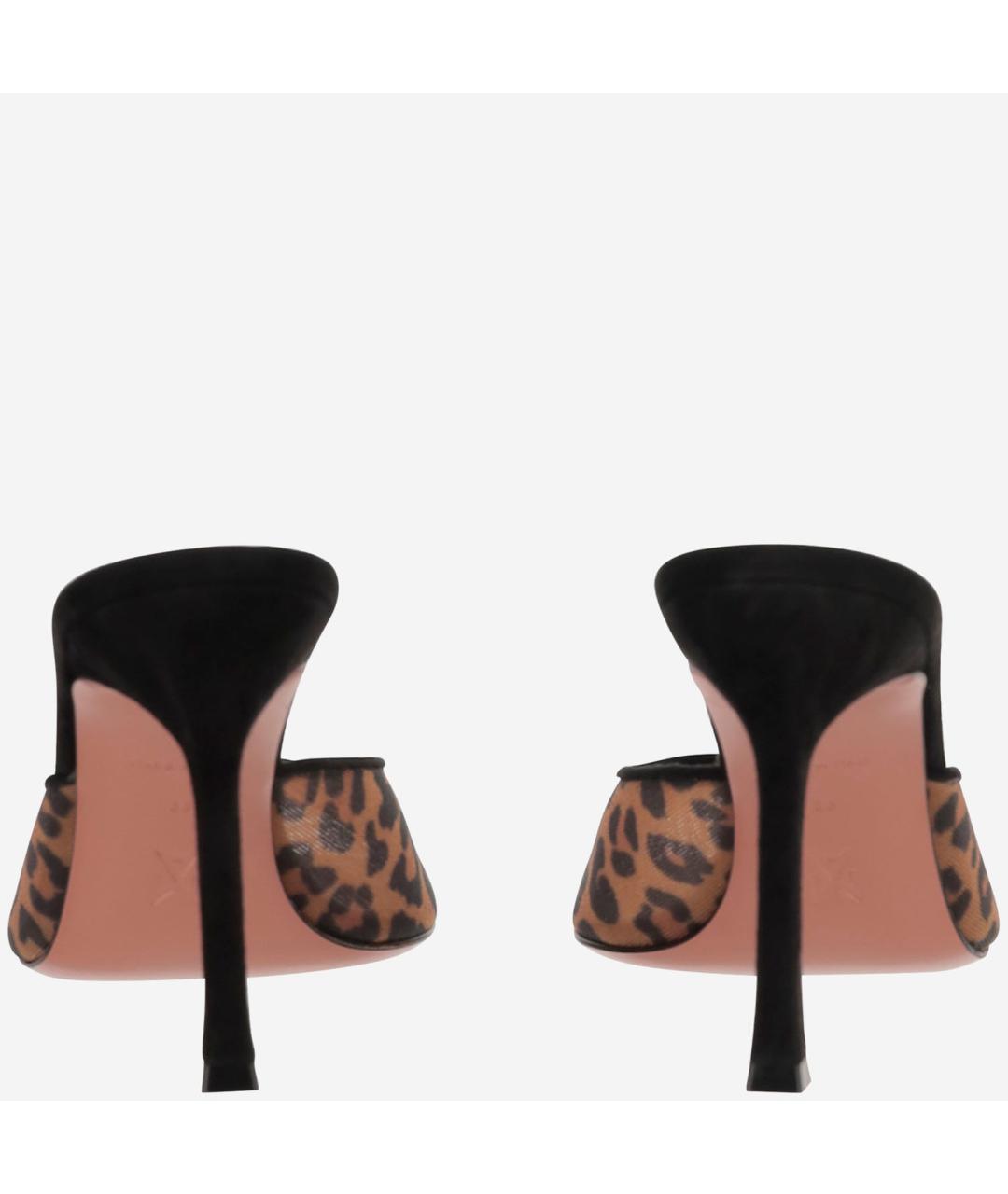 Amina Muaddi Мульти текстильные мюли, фото 3