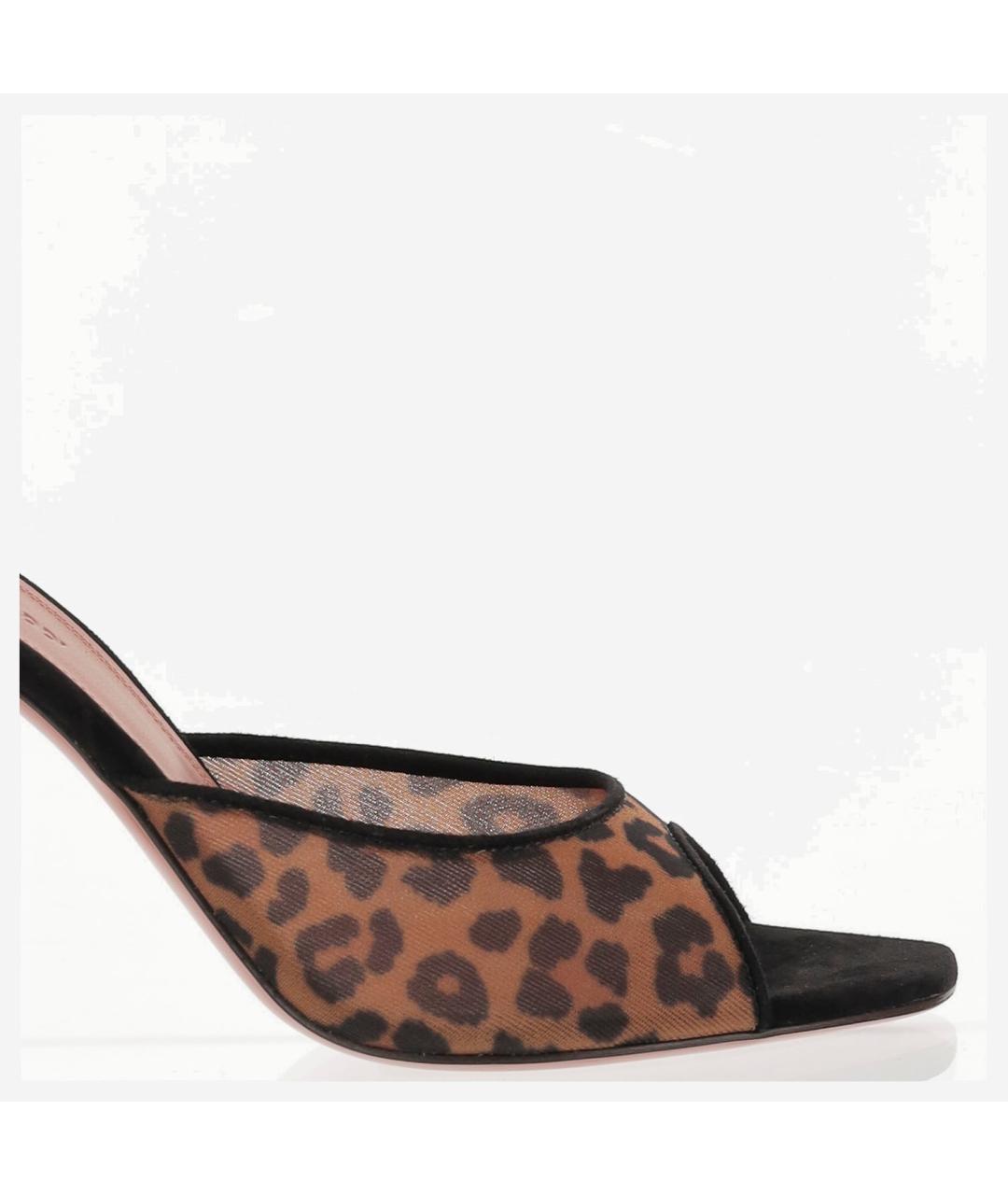 Amina Muaddi Мульти текстильные мюли, фото 4