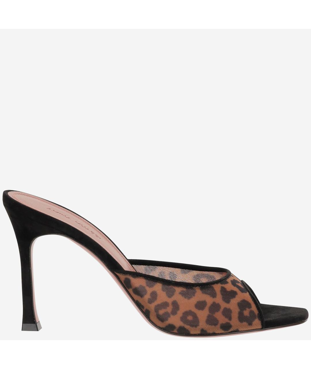 Amina Muaddi Мульти текстильные мюли, фото 5