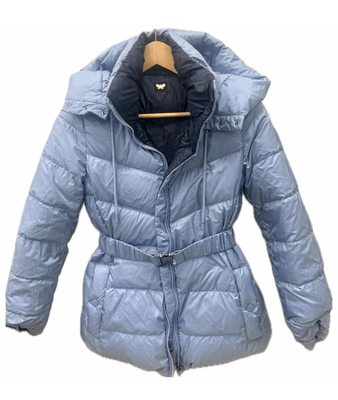 WEEKEND MAX MARA Голубой полиэстеровый пуховик, фото 1