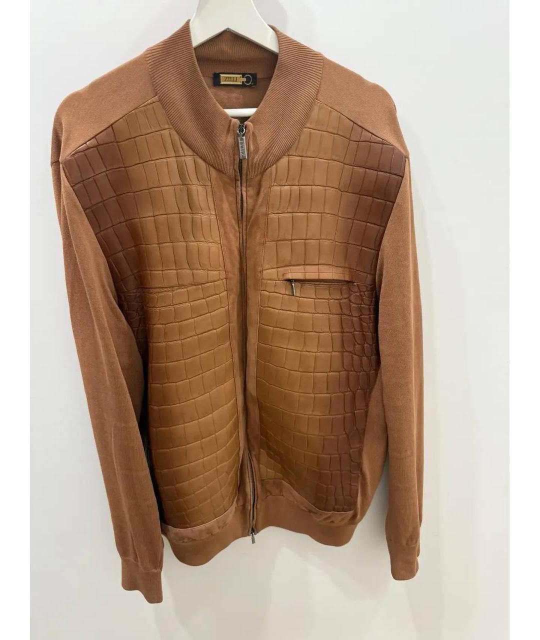 ZILLI Коричневая куртка, фото 7