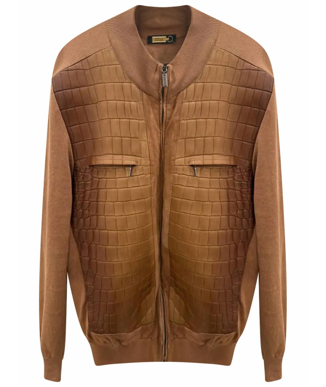 ZILLI Коричневая куртка, фото 1