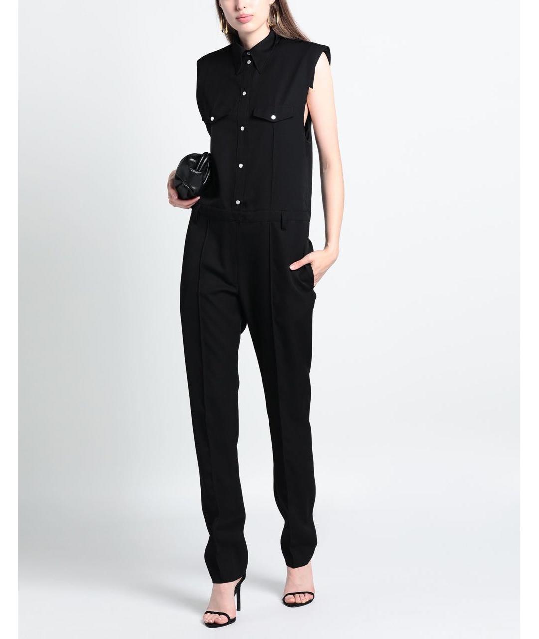 ISABEL MARANT Черный шерстяной комбинезон, фото 2