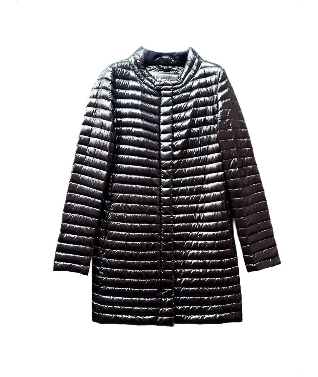 HERNO Черный полиэстеровый пуховик, фото 1