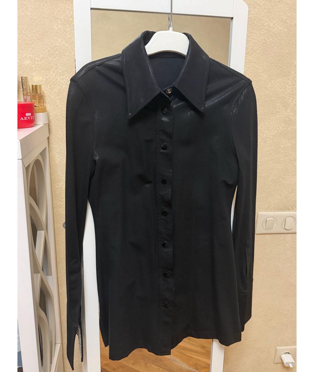 ALEXANDER WANG Черная полиамидовая рубашка, фото 5