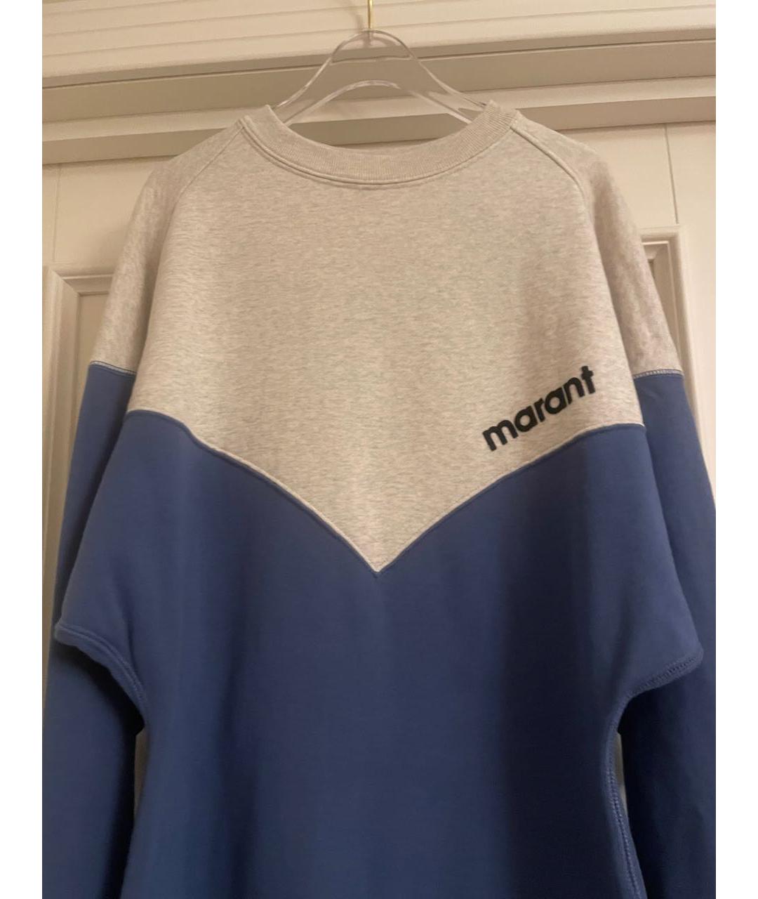 ISABEL MARANT Синее хлопковое повседневное платье, фото 3