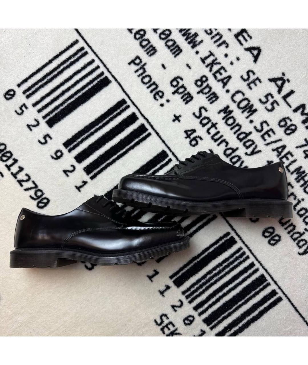 DR. MARTENS Черные кожаные лоферы, фото 6