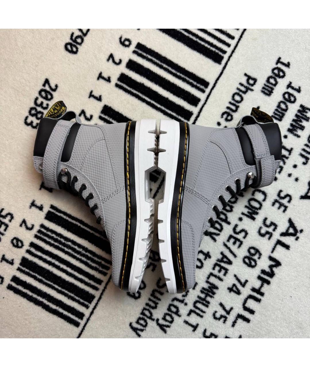 DR. MARTENS Серые ботинки, фото 3