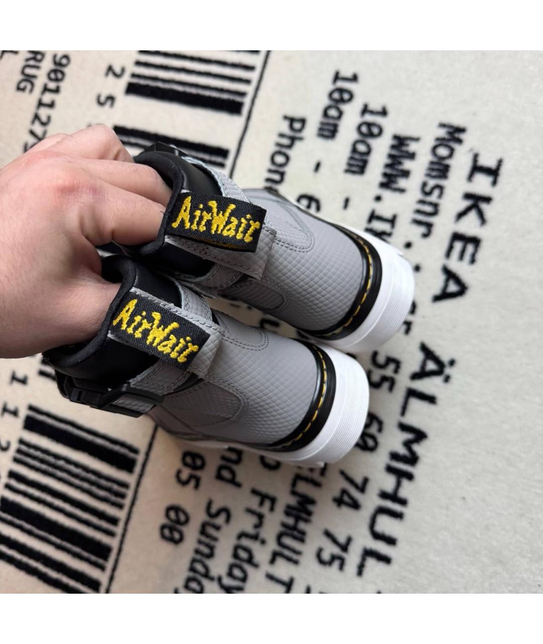 DR. MARTENS Серые ботинки, фото 4