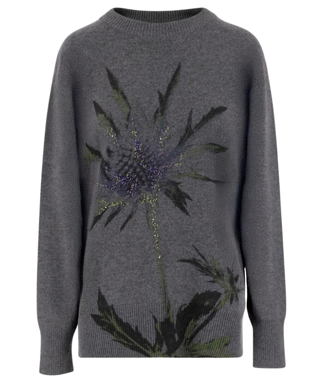 BLUMARINE Серый шерстяной джемпер / свитер, фото 1