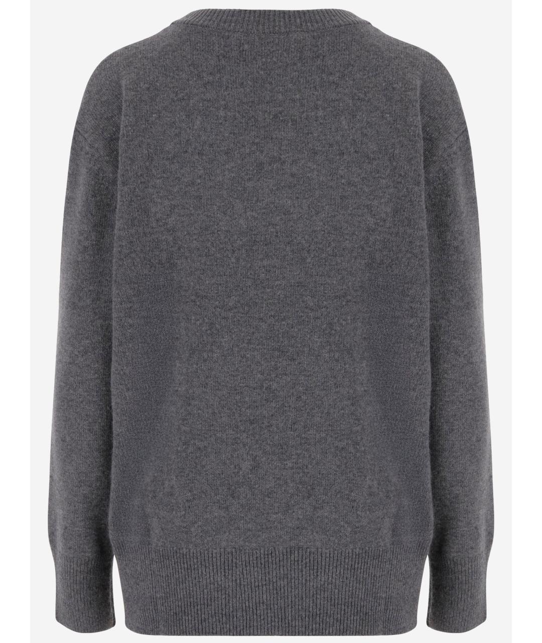 BLUMARINE Серый шерстяной джемпер / свитер, фото 2