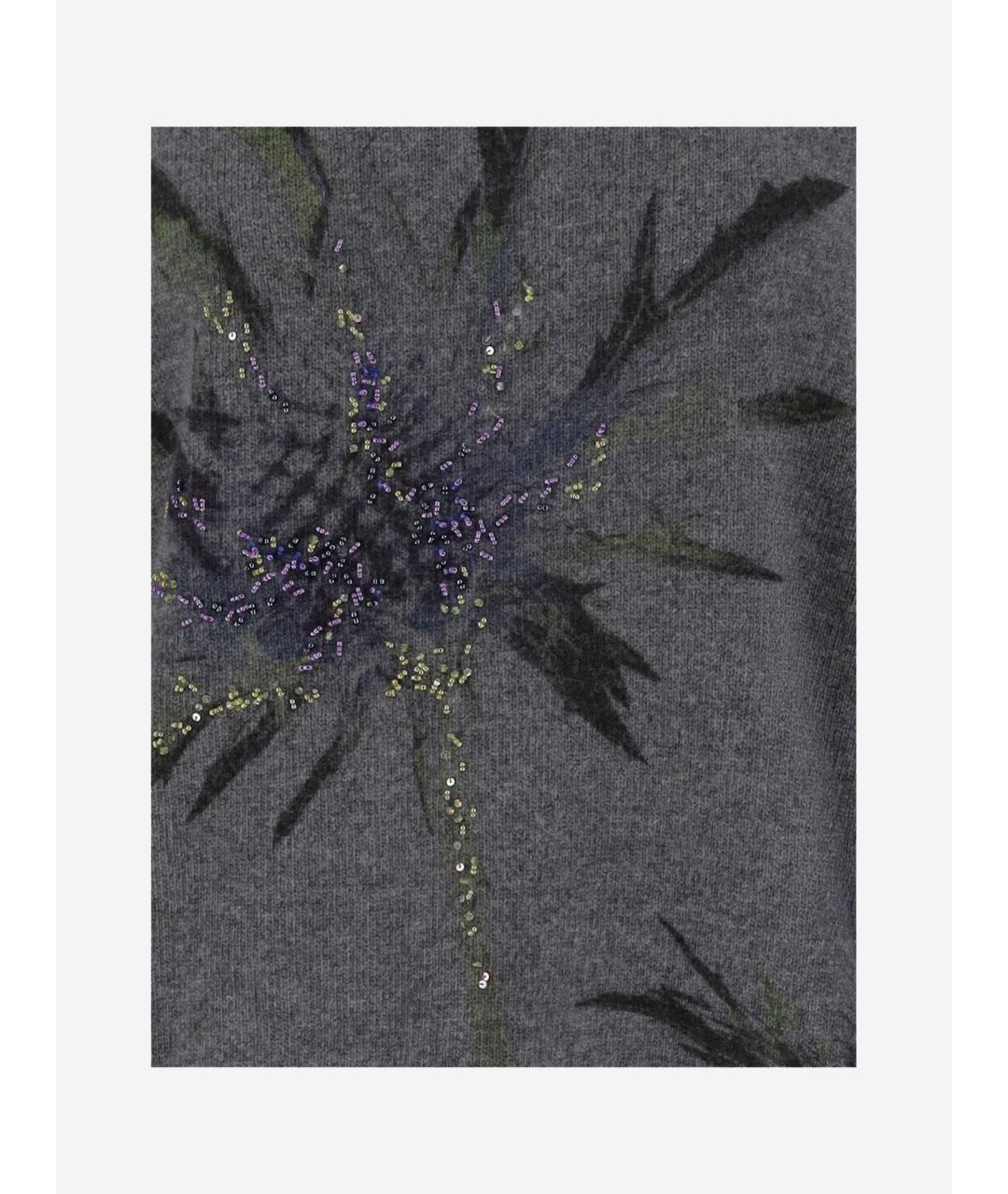 BLUMARINE Серый шерстяной джемпер / свитер, фото 3