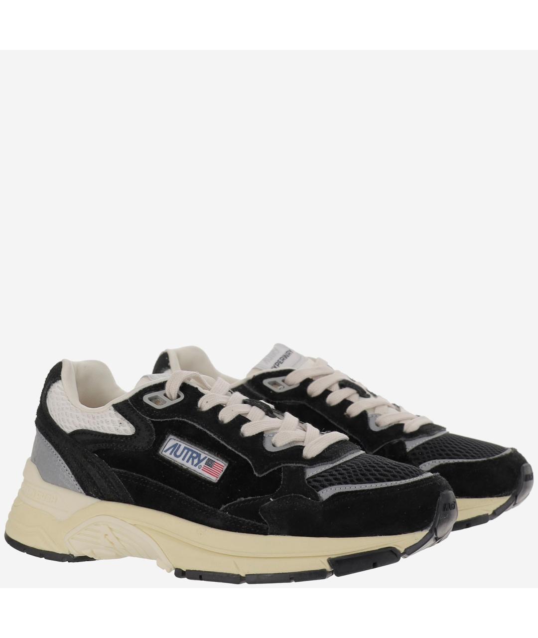 AUTRY Черные кожаные кроссовки, фото 2