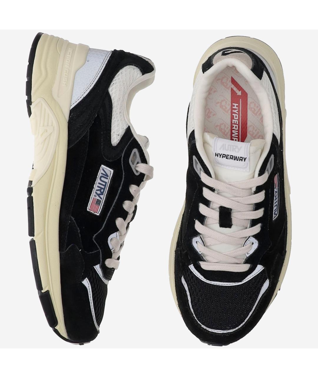 AUTRY Черные кожаные кроссовки, фото 4