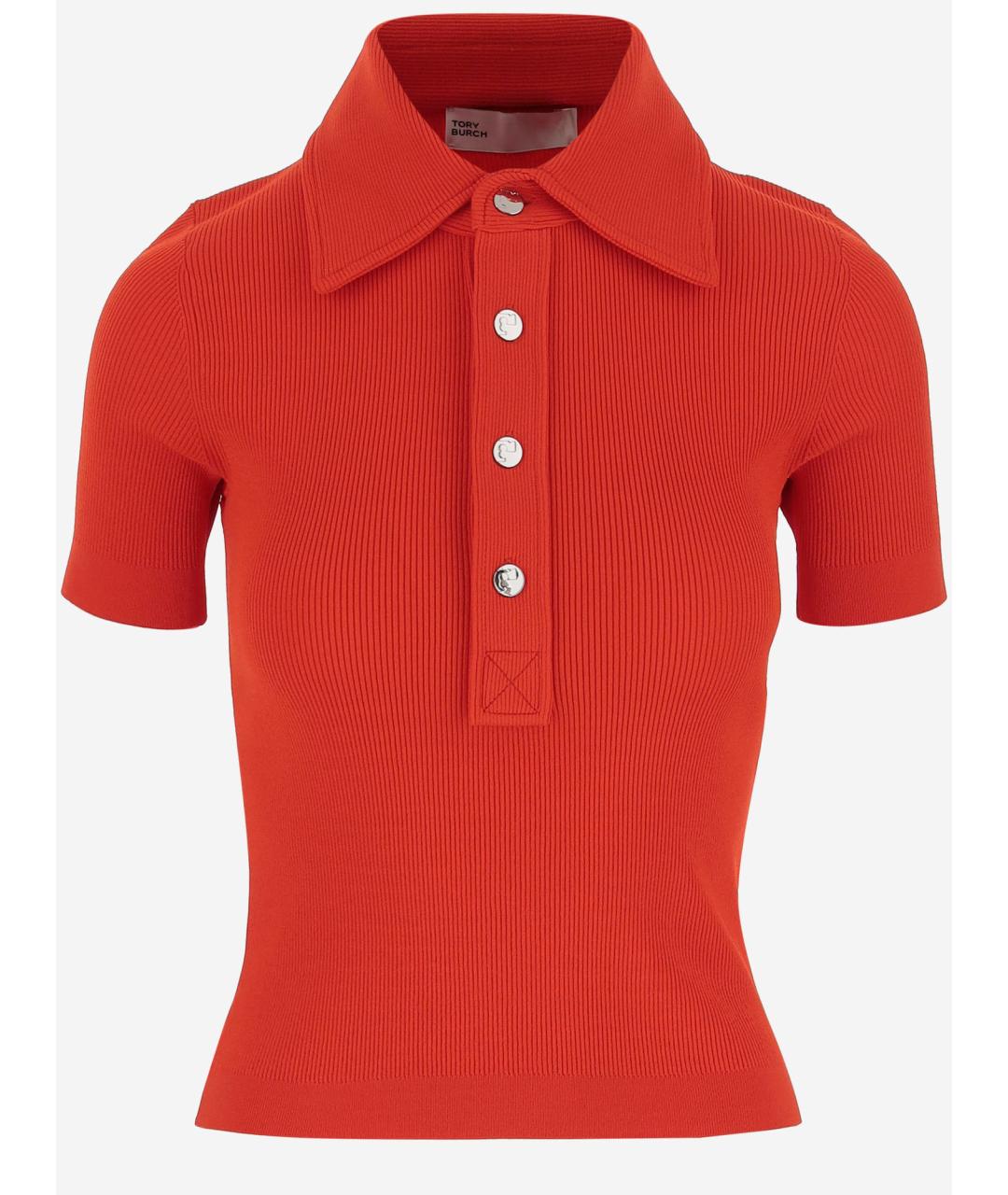 TORY BURCH Красный вискозный джемпер / свитер, фото 4