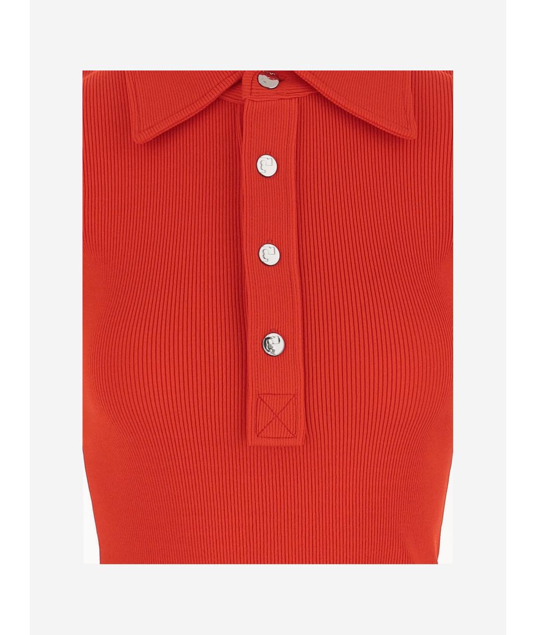 TORY BURCH Красный вискозный джемпер / свитер, фото 3