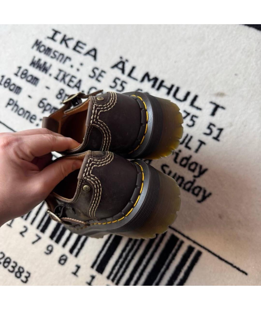 DR. MARTENS Коричневые лоферы, фото 4