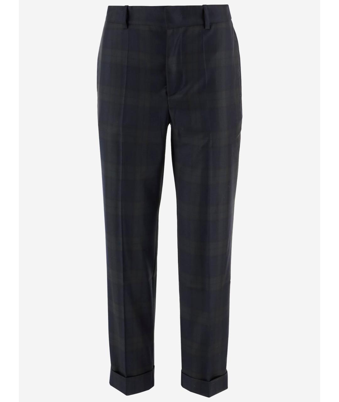 Sa Su Phi Мульти шерстяные прямые брюки, фото 4