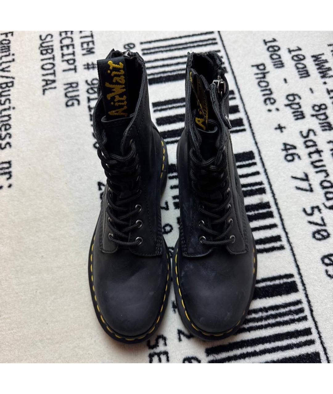 DR. MARTENS Черные высокие ботинки, фото 2