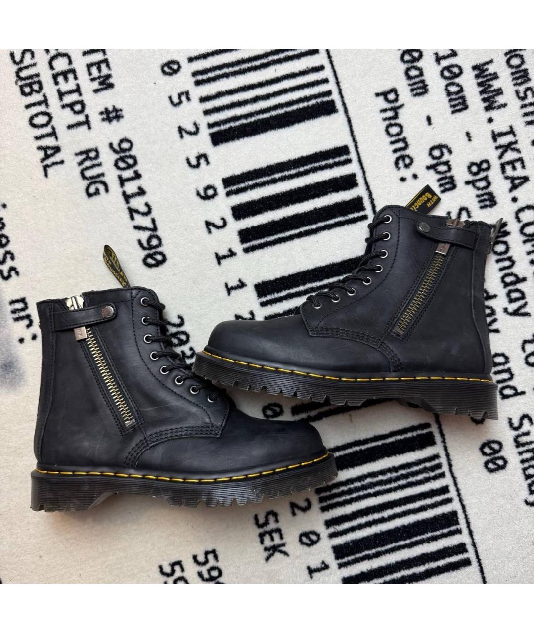 DR. MARTENS Черные высокие ботинки, фото 6