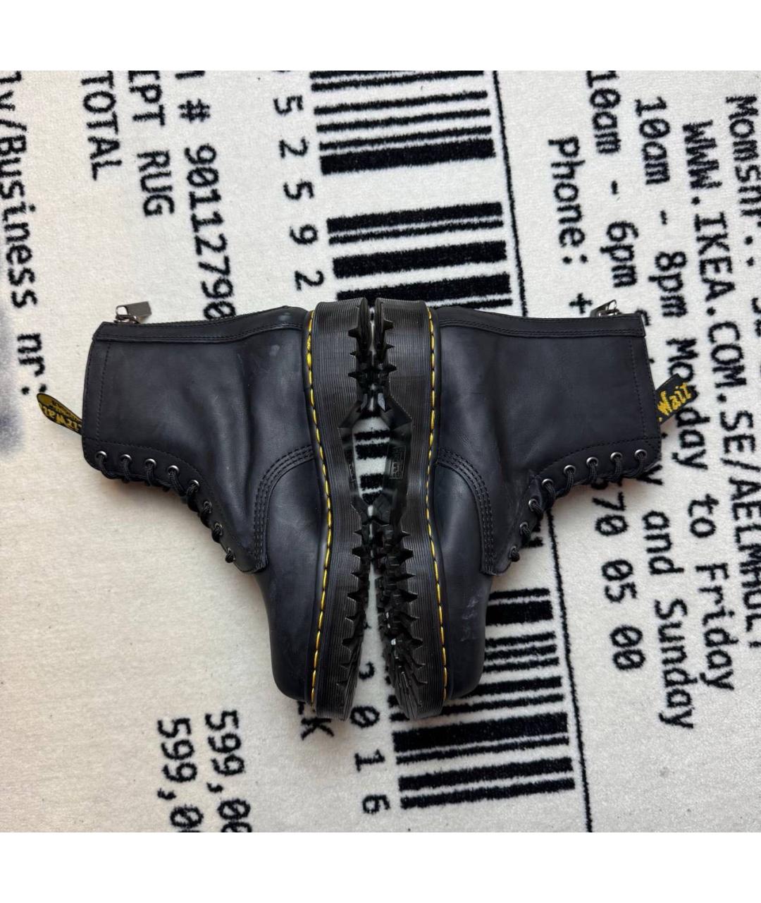 DR. MARTENS Черные высокие ботинки, фото 3