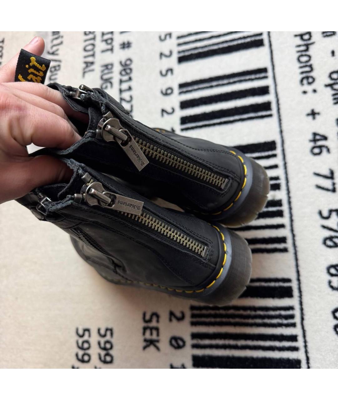 DR. MARTENS Черные высокие ботинки, фото 4