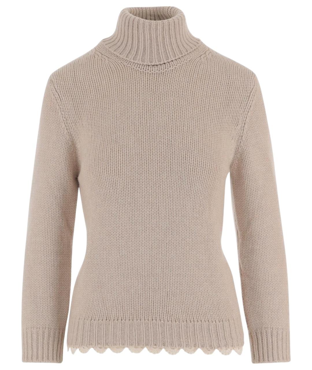 MAGDA BUTRYM Бежевый кашемировый джемпер / свитер, фото 1