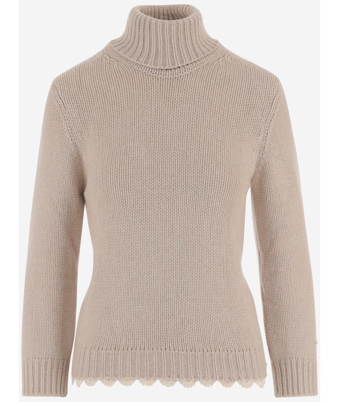 MAGDA BUTRYM Бежевый кашемировый джемпер / свитер, фото 4