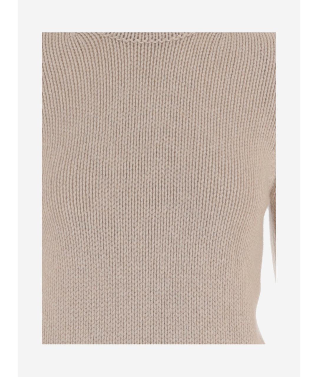 MAGDA BUTRYM Бежевый кашемировый джемпер / свитер, фото 3