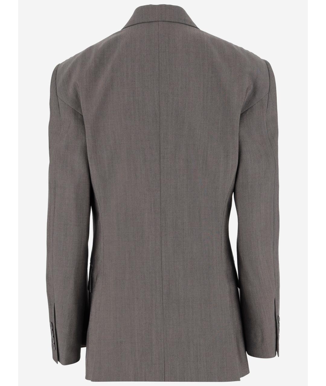 PHOEBE PHILO Бежевый шерстяной жакет/пиджак, фото 2