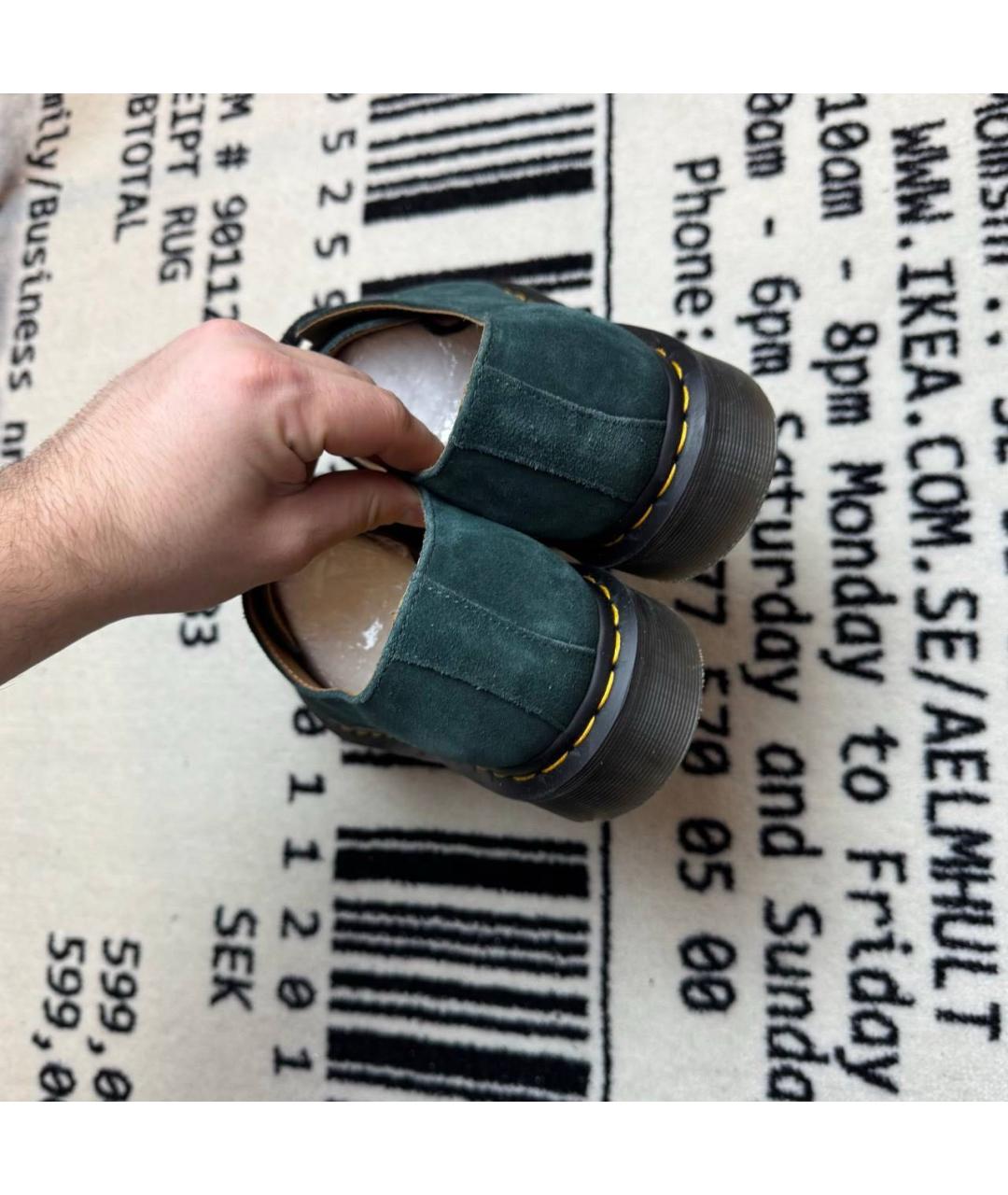 DR. MARTENS Зеленые лоферы, фото 4