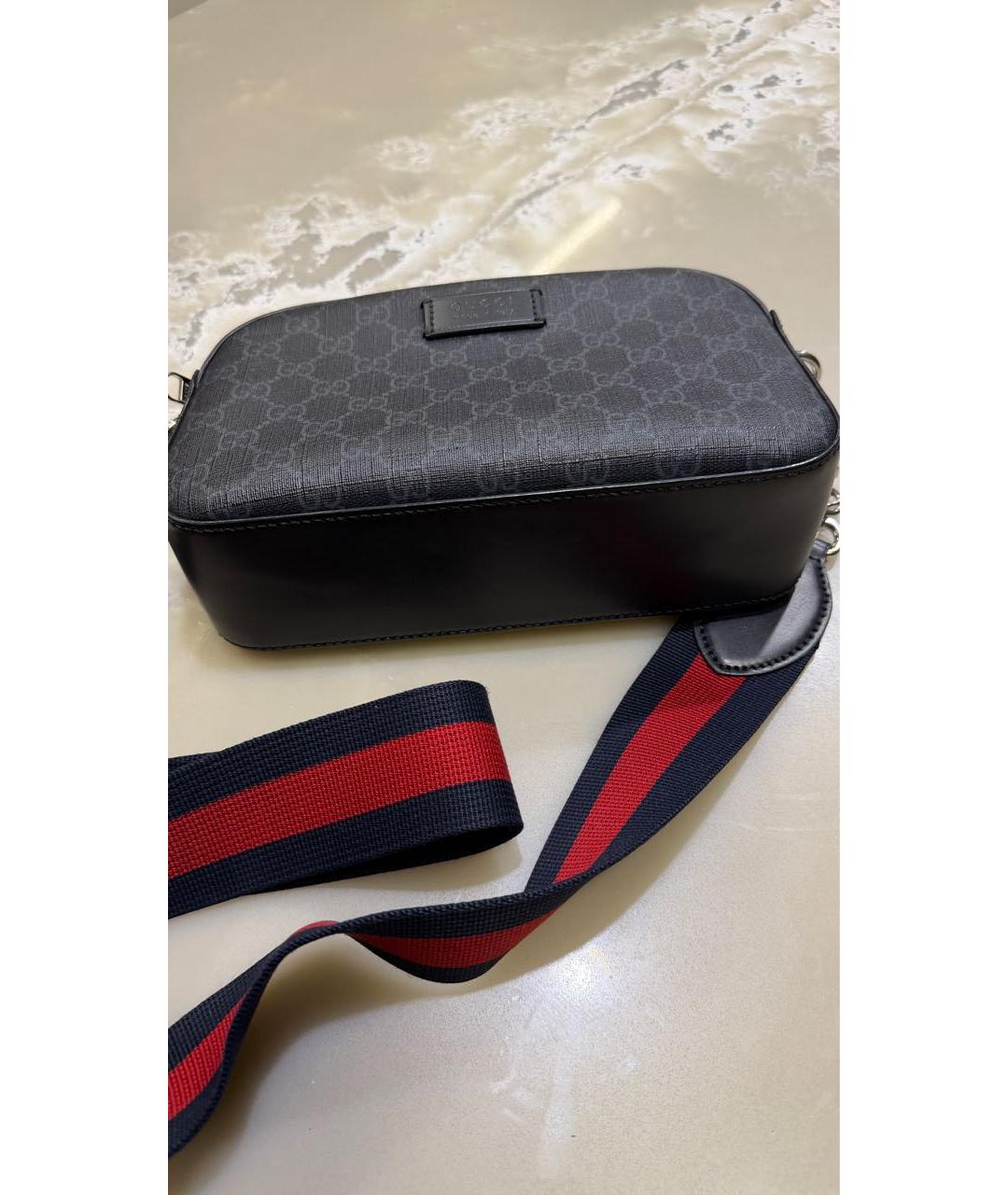 GUCCI Серая сумка через плечо, фото 5