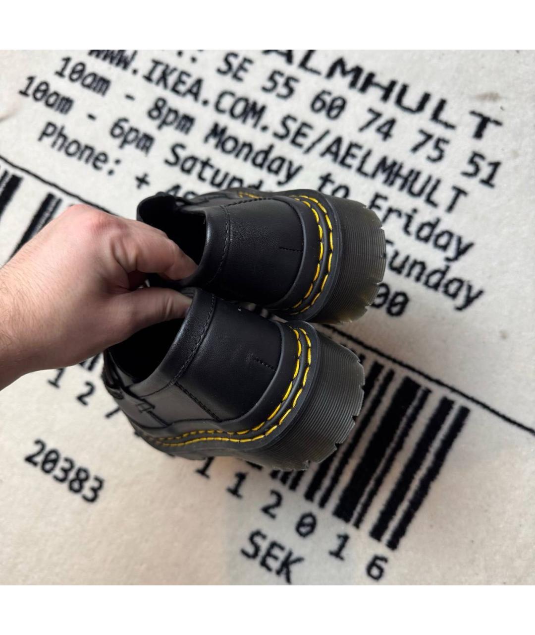 DR. MARTENS Черные лоферы, фото 4