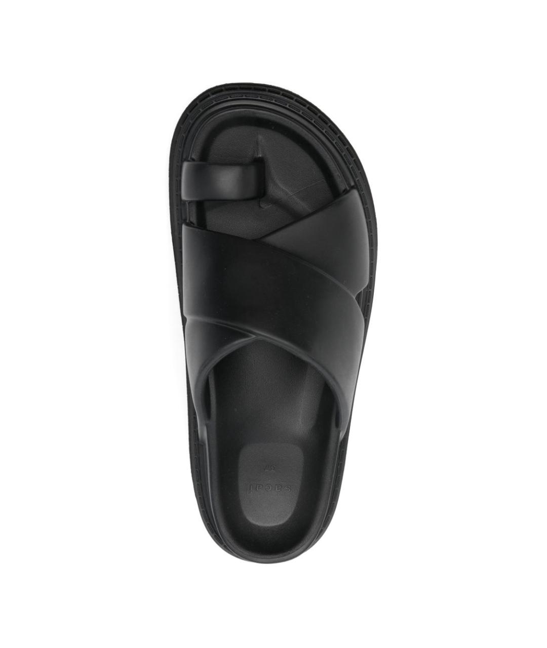 SACAI Черные сандалии, фото 3