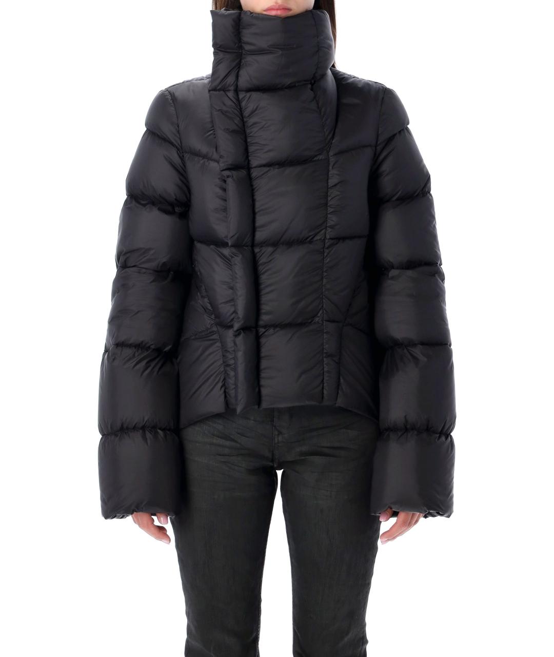 RICK OWENS Черный полиамидовый пуховик, фото 2