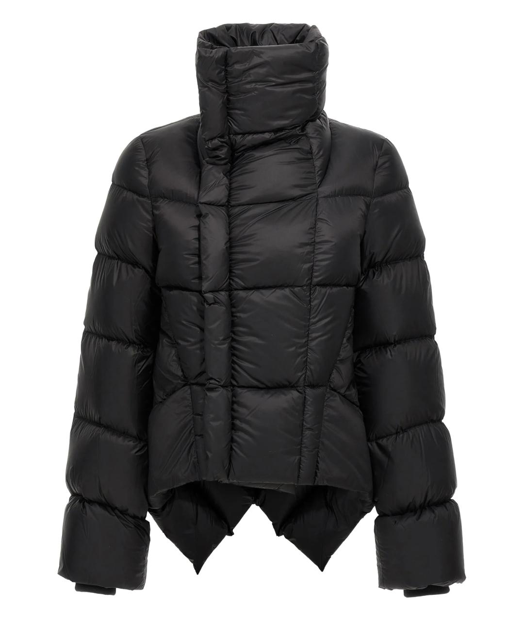 RICK OWENS Черный полиамидовый пуховик, фото 1