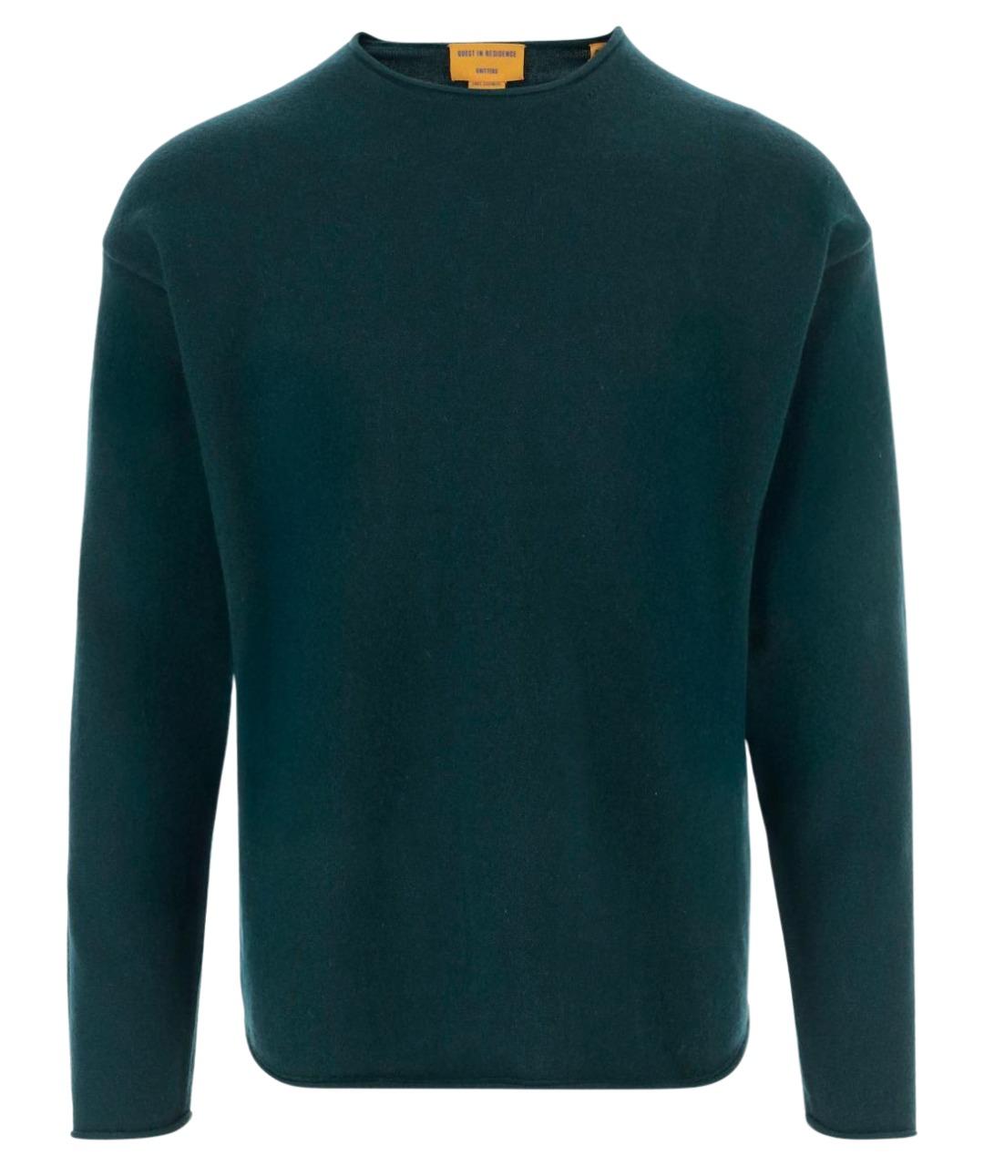 GUEST IN RESIDENCE Зеленый кашемировый джемпер / свитер, фото 1