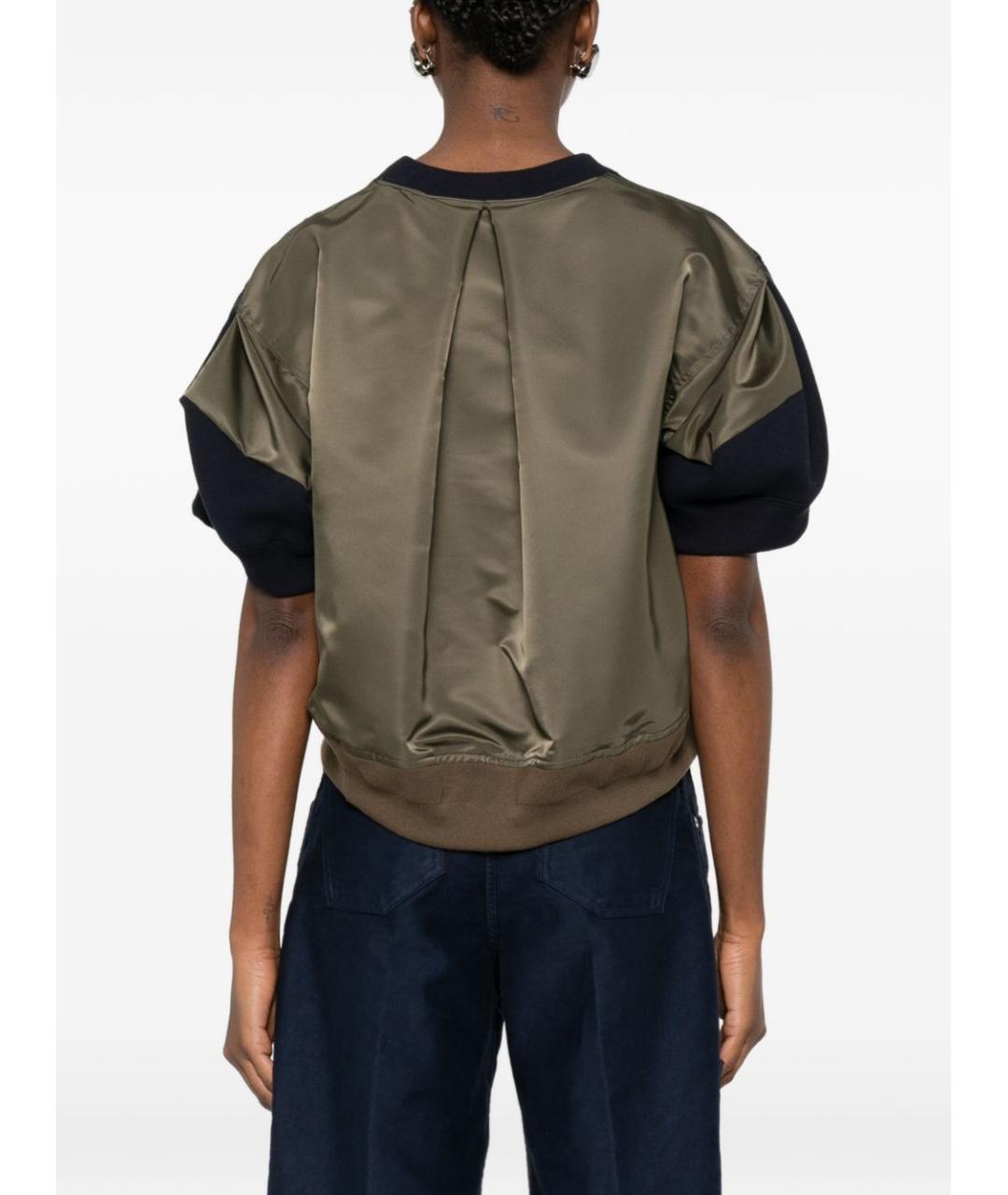 SACAI Хаки хлопковый джемпер / свитер, фото 2