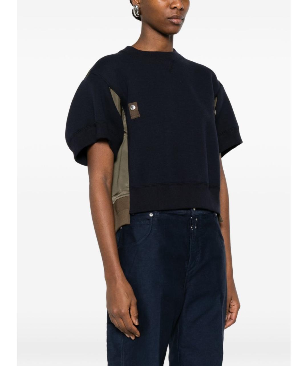 SACAI Хаки хлопковый джемпер / свитер, фото 4