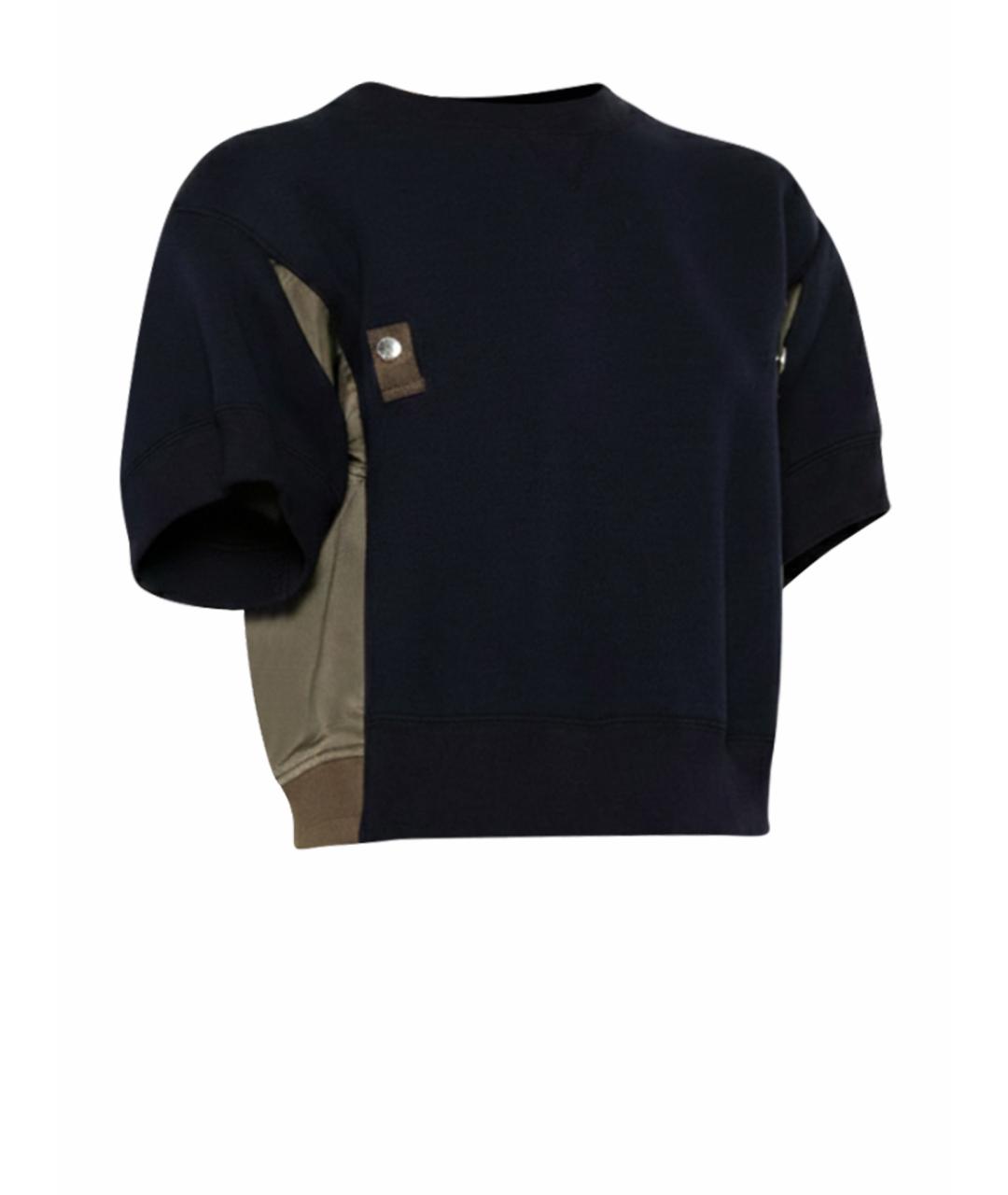 SACAI Хаки хлопковый джемпер / свитер, фото 1