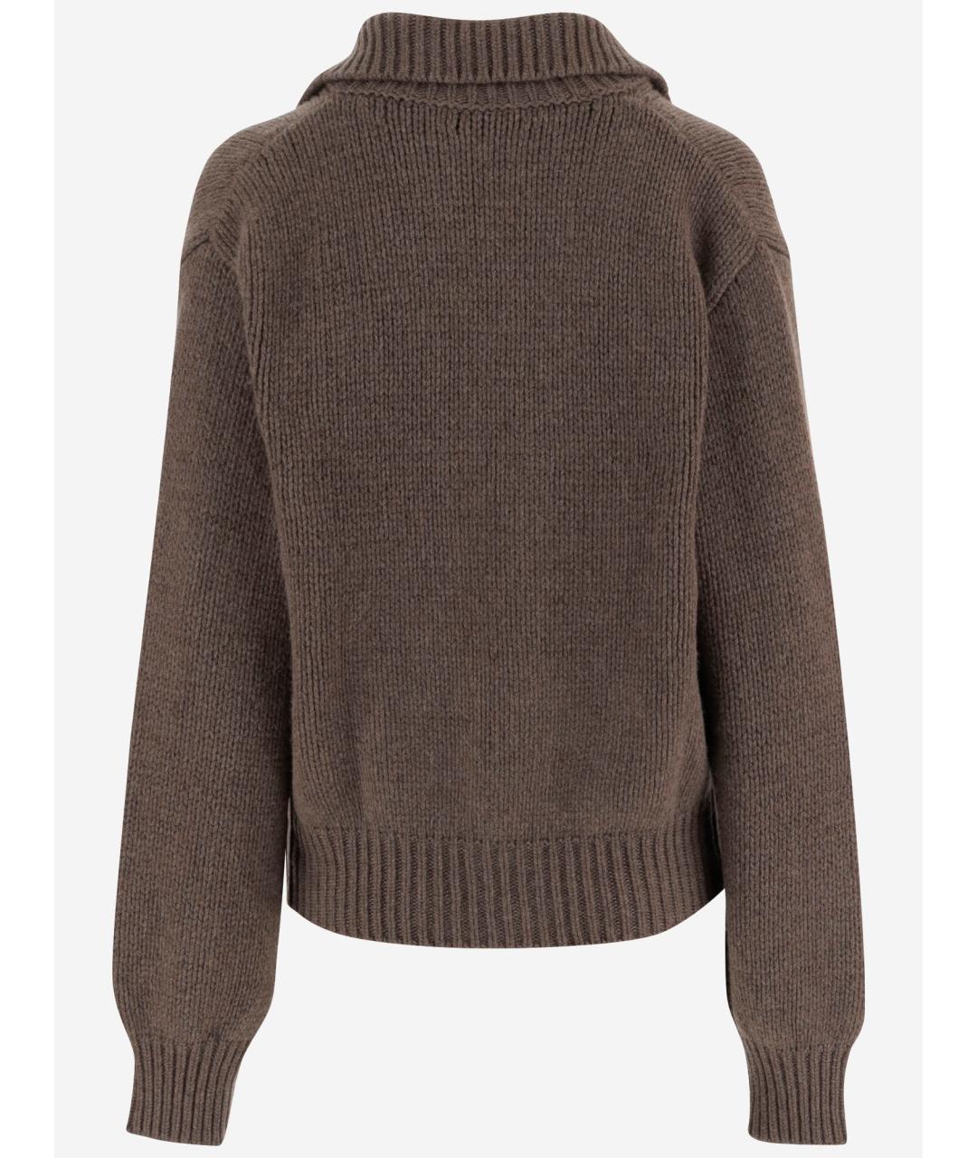 MAGDA BUTRYM Коричневый кашемировый кардиган, фото 2