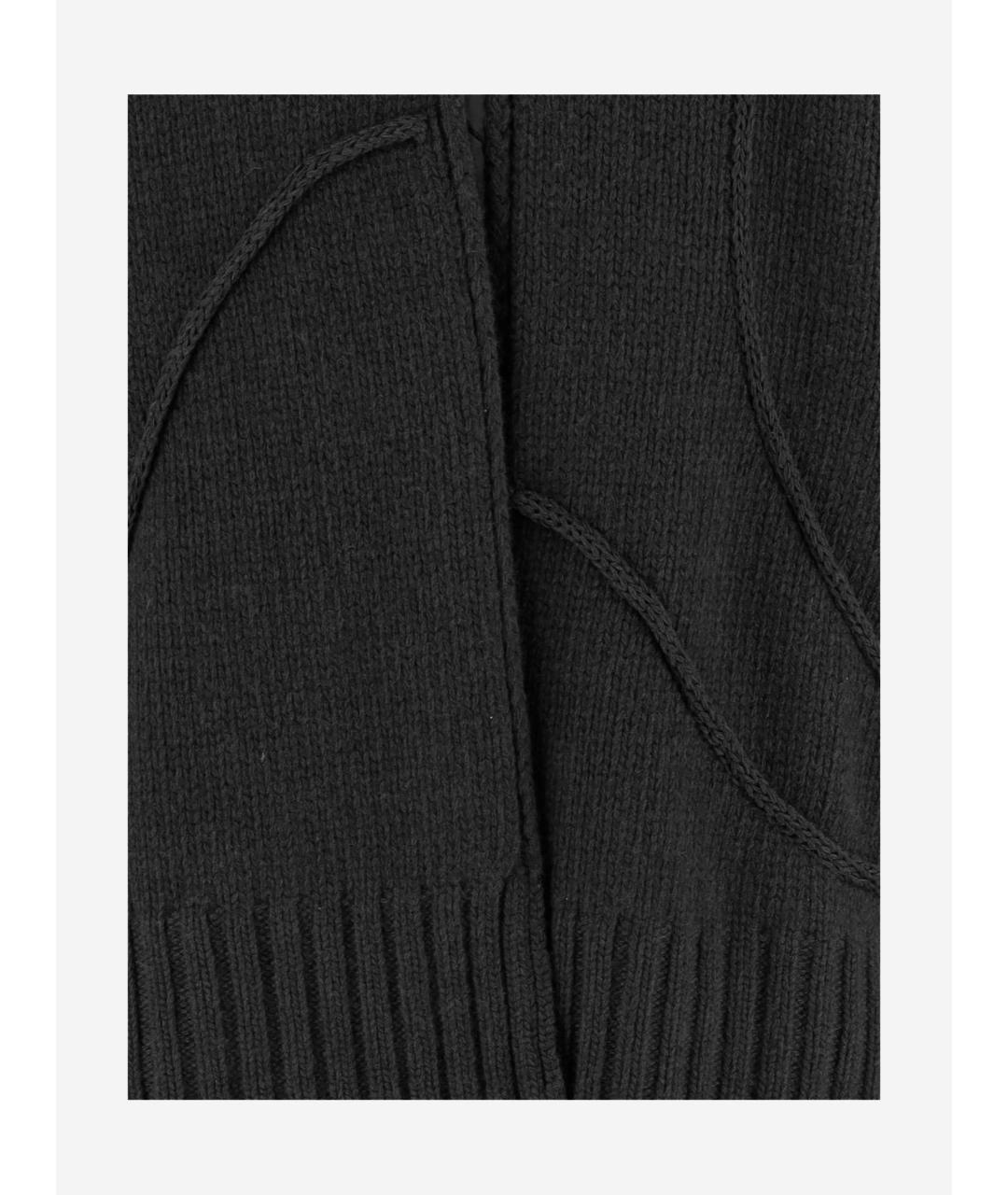 Bruno Manetti Черный кашемировый кардиган, фото 3