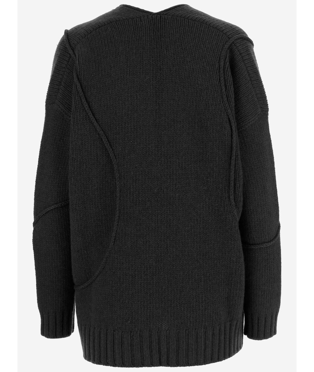 Bruno Manetti Черный кашемировый кардиган, фото 2