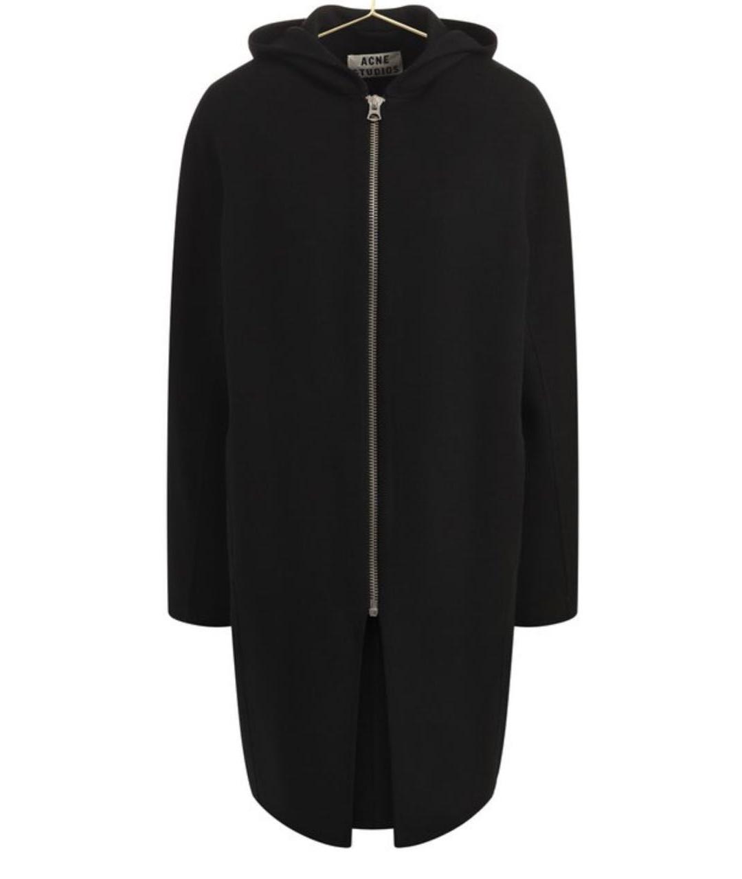 ACNE STUDIOS Черное кашемировое пальто, фото 1