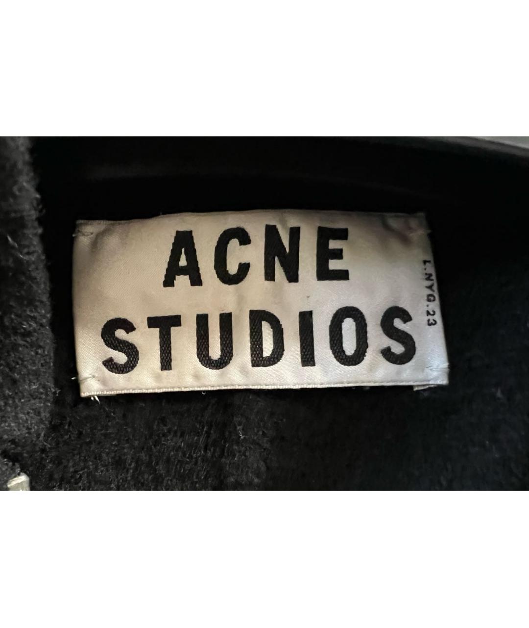 ACNE STUDIOS Черное кашемировое пальто, фото 5