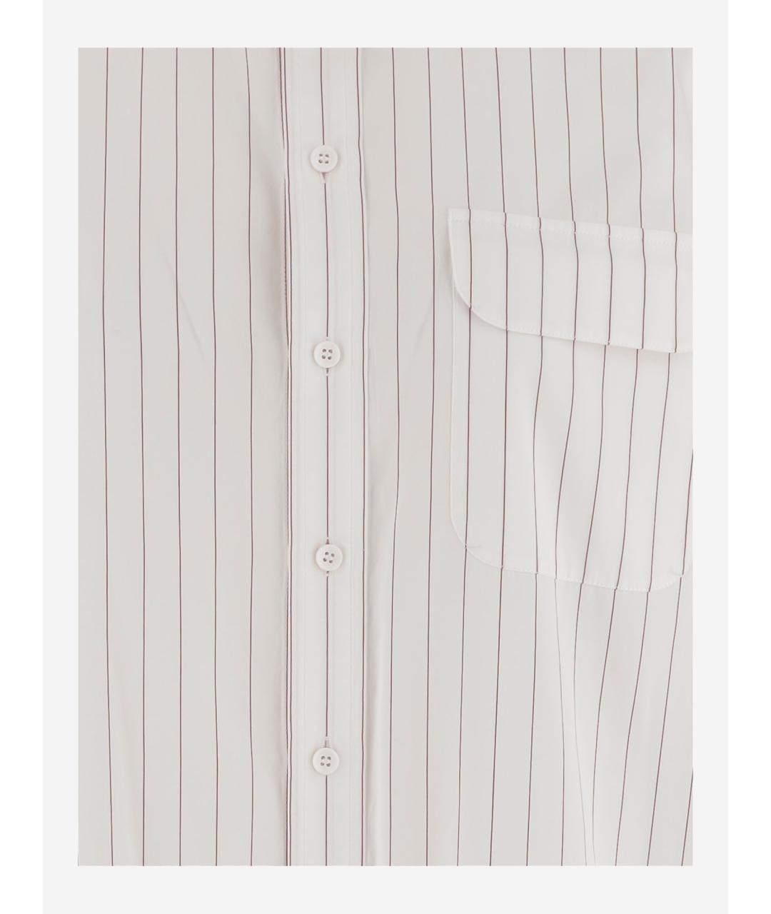 PHOEBE PHILO Белая хлопковая рубашка, фото 3